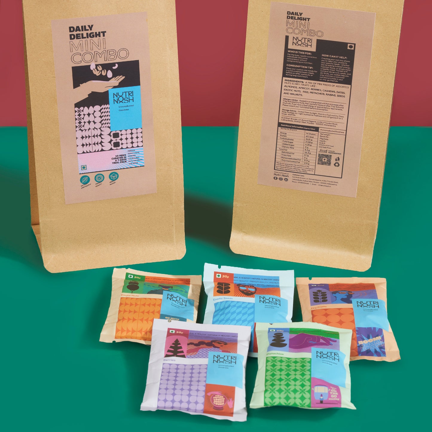 DAILY DELIGHT - MINI COMBO (15 mini packs x 25 gm each)