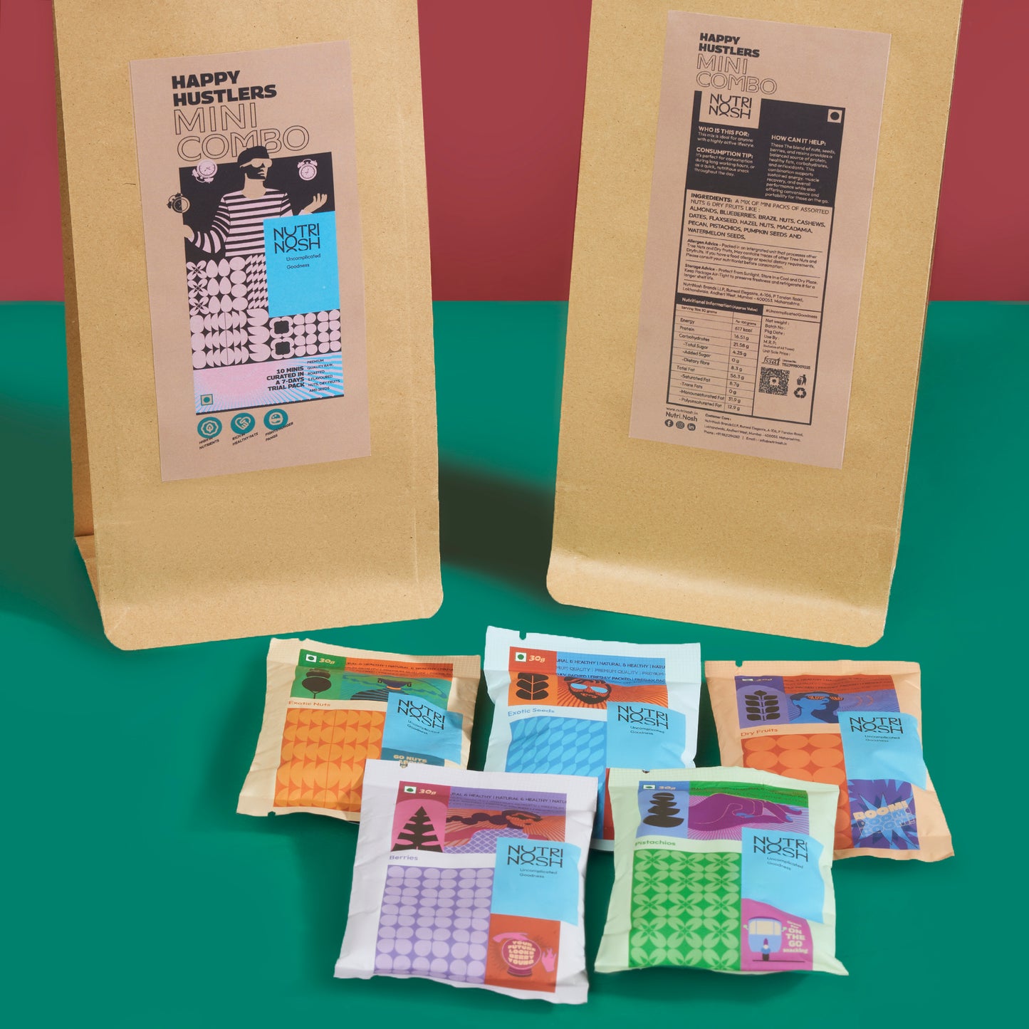 HAPPY HUSTLERS - MINI COMBO (15 mini packs x 25 gm each)