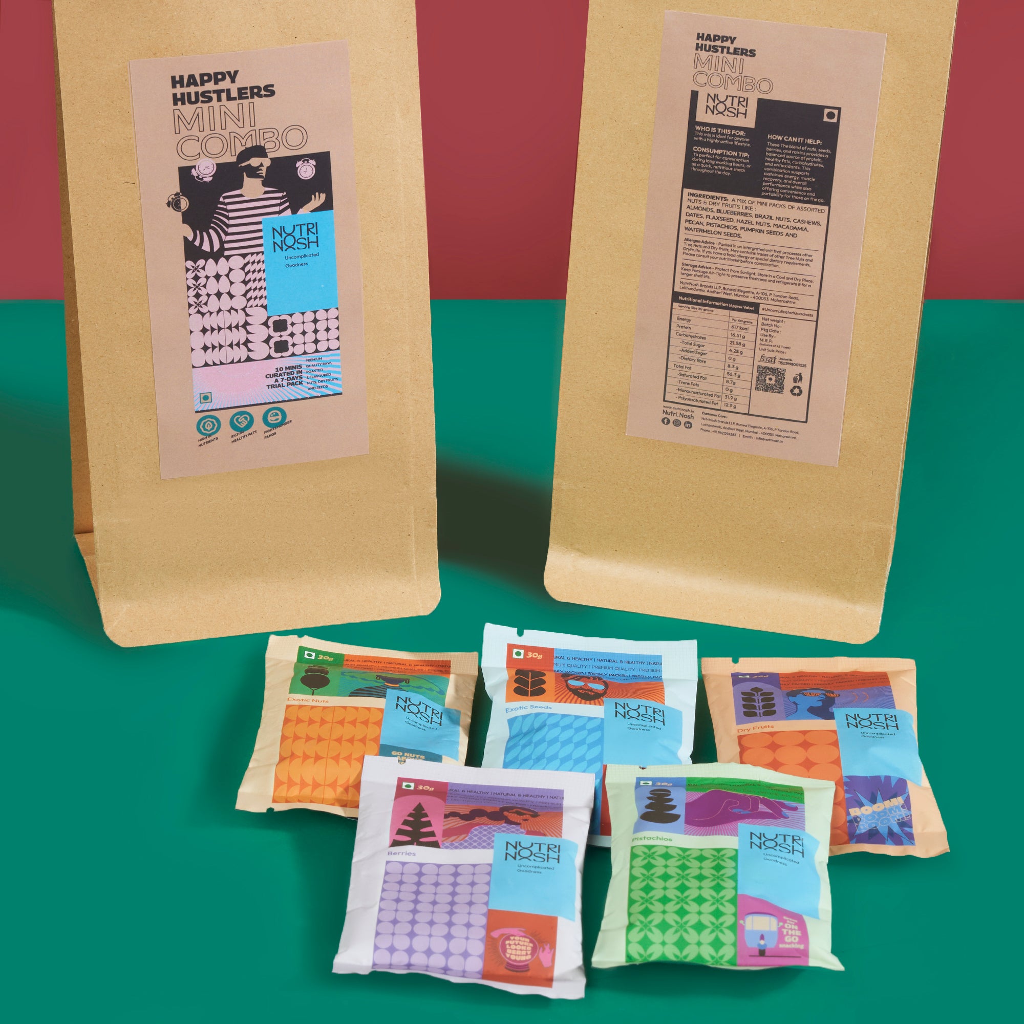 HAPPY HUSTLERS - MINI COMBO (15 mini packs x 25 gm each)